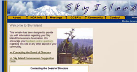 Sky Island Homeowners Association