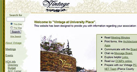 Vintage University Place Homeowners Association